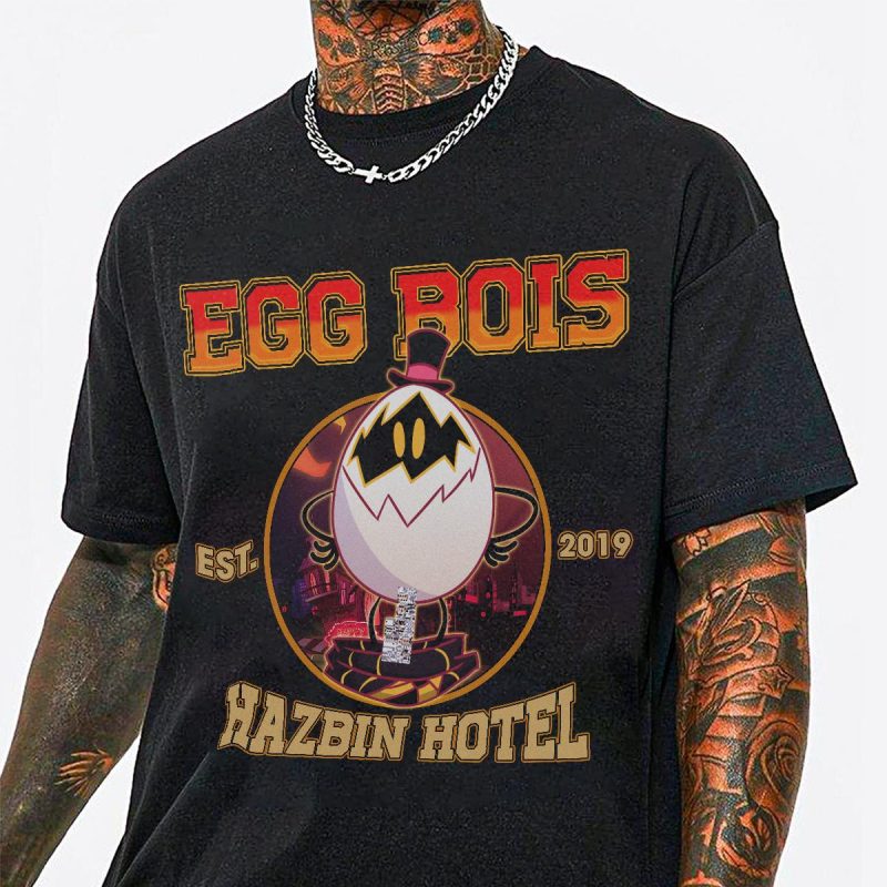 Egg Bois Hazbin Hotel Cartoon Shirt, Hazbin Hotel Cartoon Sweatshirt ...