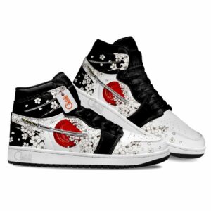 Sakura and Katana J1s Sneakers Japanese Style