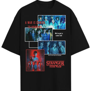 Stranger Thing Chibi Characters Shirt, Stranger Things Sweatshirt, Stranger Things Upside Down, Running Up Crewneck, Friends Sweater