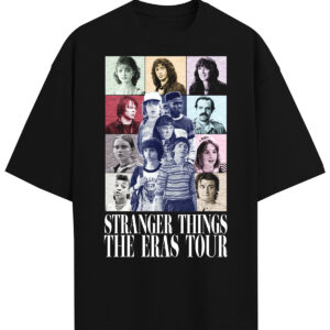 Stranger Thing Movies The Tour Shirt, Eleven Dustin Mike Will Billy Eddie, Stranger Things Upside Down, Running Up Crewneck