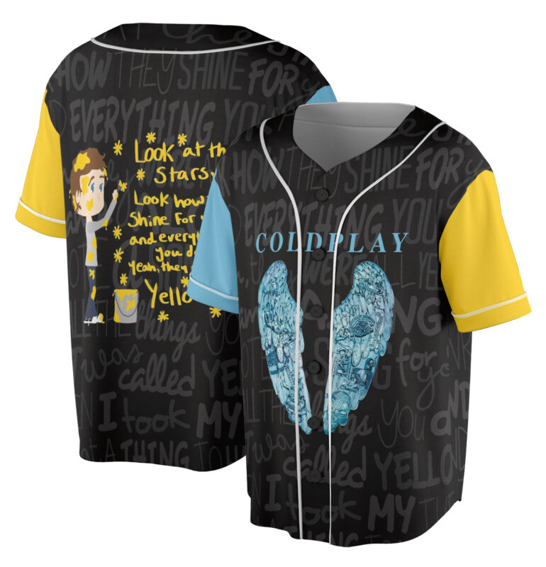 COLDPLAY English Rock Band Baseball Jersey - Benietee Shop