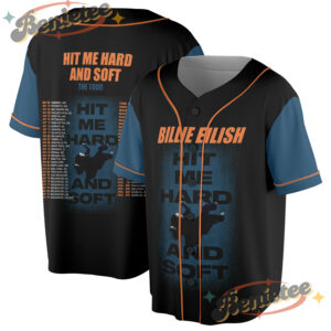 Billie Hit Me Hard And Soft The Tour Baseball Jersey