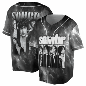 Sombr World Tour Music Vintage Baseball Jersey