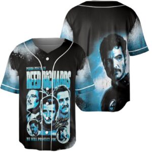 Reed Richards Jersey ,Mister Fantastic tee, Fantastic Four First Steps Shirt , Pedro Pascal Shirt