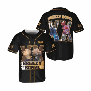 Personalized Chris Brown Breezy Bowl Baseball Jersey, Breezy Bowl XX 2025 Shirt