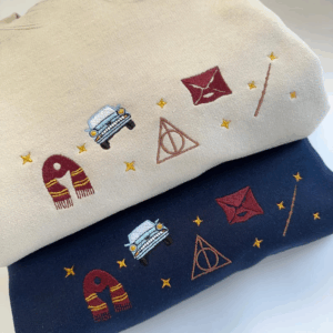 Embroidered Sweatshirt Wizard, Magic sweatshirt, School of Witchcraft and Wizardry Sweater