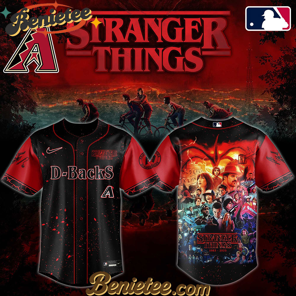 All Team MLB Arizona Diamondbacks x Stranger Things Baseball Jersey 2025 Editions Limited All Team MLB Arizona Diamondbacks x Stranger Things Baseball Jersey 2025 Editions Limited