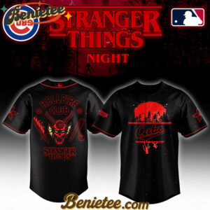 All Team MLB Chicago Cubs x Stranger Things Night Baseball Jersey Limited Edition