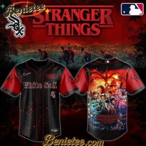 All Team MLB Chicago White Sox x Stranger Things Baseball Jersey 2025 Editions Limited