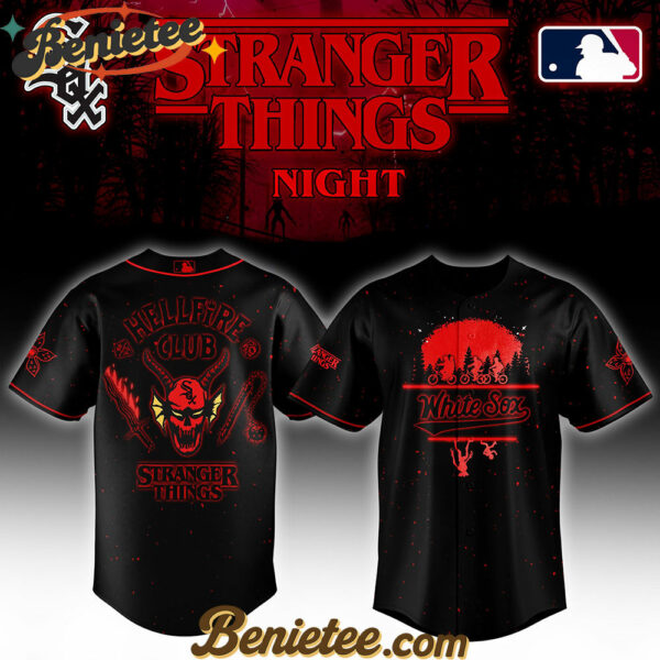 All Team MLB x Stranger Things Night Baseball Jersey Limited Edition