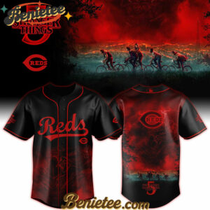 All Team MLB Cincinnati Reds x Stranger Things Baseball Jersey 2025 Editions Limited