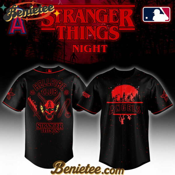 All Team MLB x Stranger Things Night Baseball Jersey Limited Edition