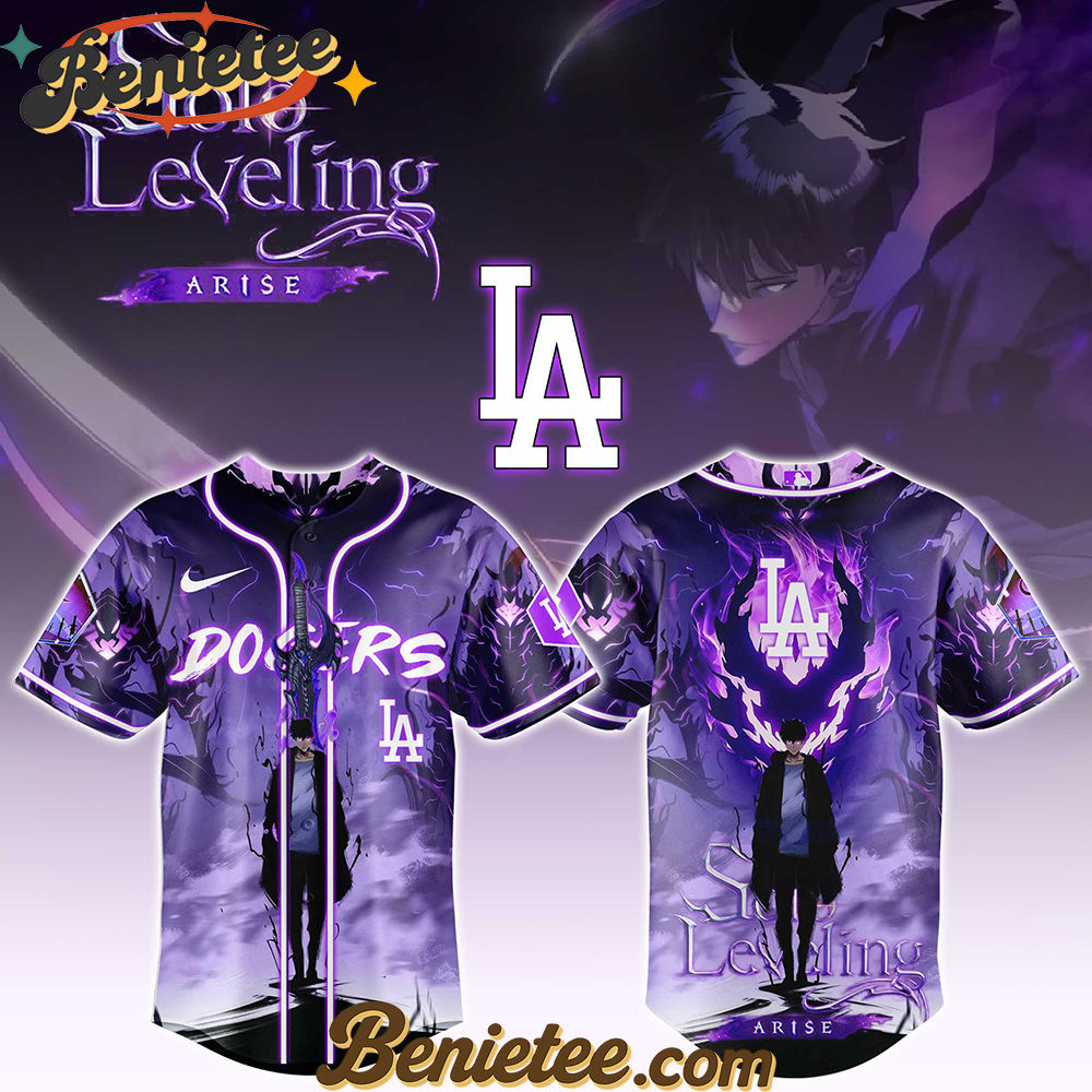 All Team MLB Los Angeles Dodgers x Solo Leveling Baseball Jersey All Team MLB Los Angeles Dodgers x Solo Leveling Baseball Jersey