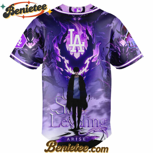 All Team MLB Los Angeles Dodgers x Solo Leveling Baseball Jersey