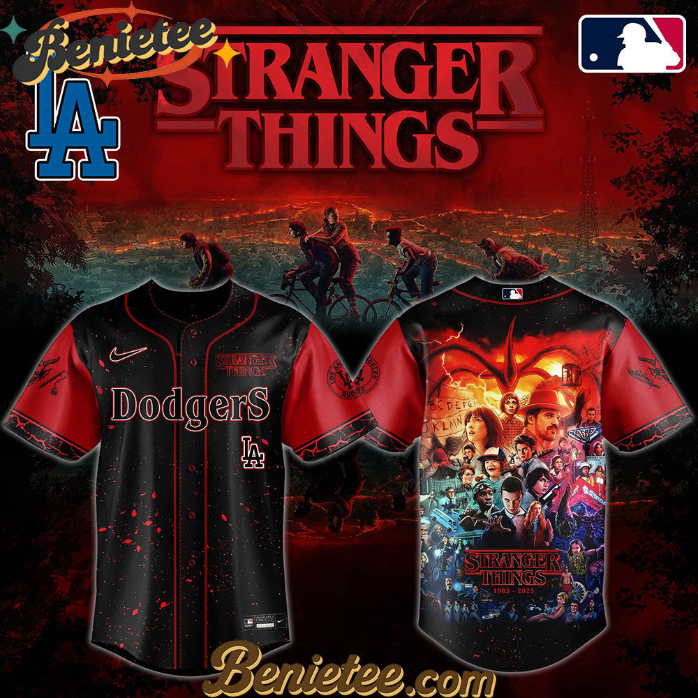 All Team MLB Los Angeles Dodgers x Stranger Things Baseball Jersey 2025 Editions Limited All Team MLB Los Angeles Dodgers x Stranger Things Baseball Jersey 2025 Editions Limited