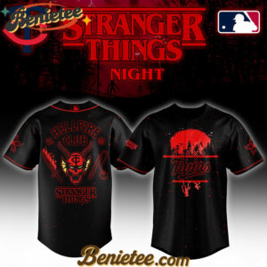 All Team MLB Minnesota Twins x Stranger Things Night Baseball Jersey Limited Edition