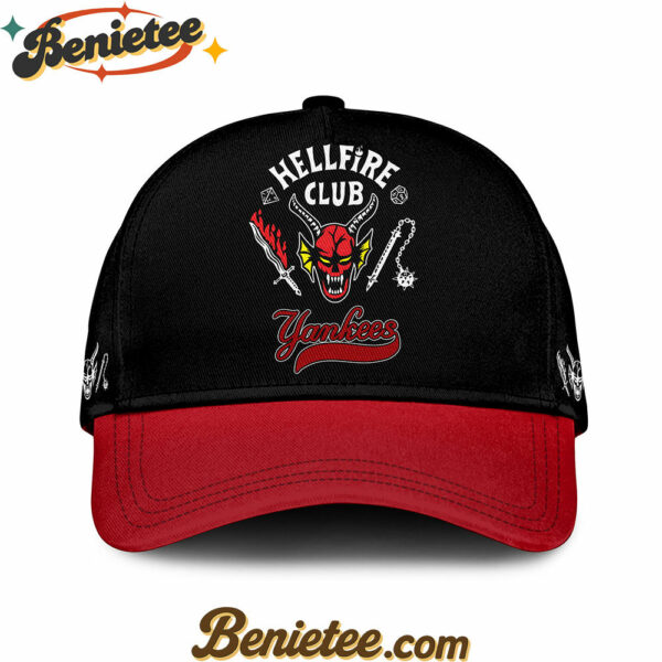 All Team MLB New York Yankees x Hellfire Club Redline Pinstripe Stranger Things Baseball Jersey