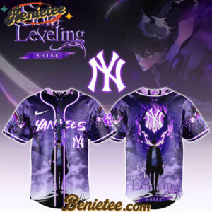 All Team MLB New York Yankees x Solo Leveling Baseball Jersey