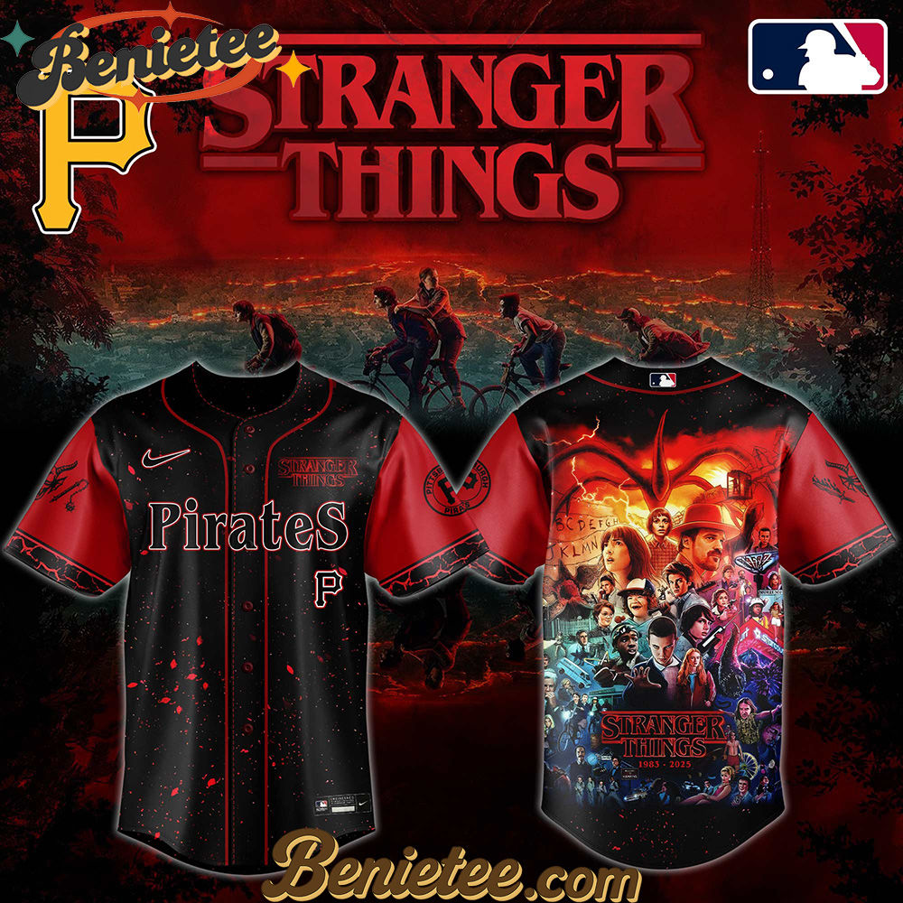All Team MLB Pittsburgh Pirates x Stranger Things Baseball Jersey 2025 Editions Limited All Team MLB Pittsburgh Pirates x Stranger Things Baseball Jersey 2025 Editions Limited