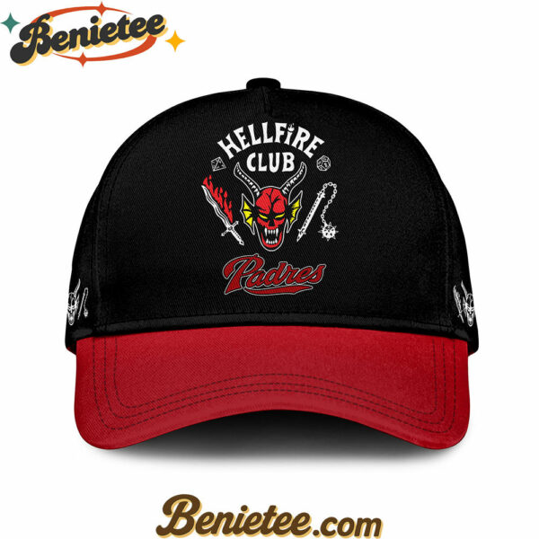 All Team MLB San Diego Padres x Hellfire Club Redline Pinstripe Stranger Things Baseball Jersey