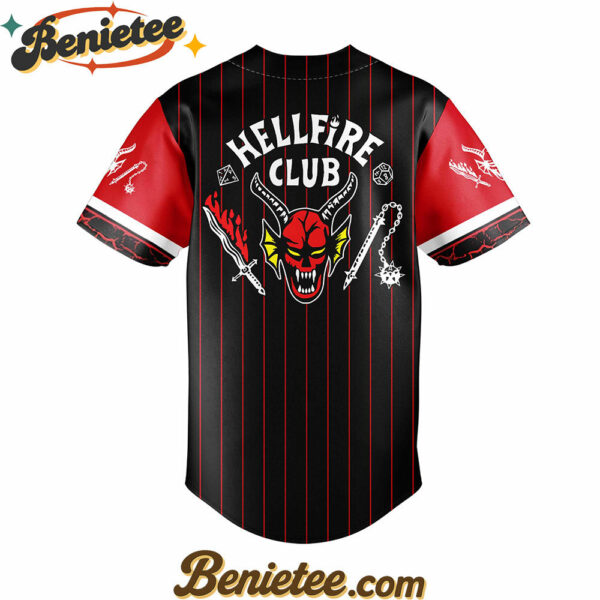 All Team MLB San Diego Padres x Hellfire Club Redline Pinstripe Stranger Things Baseball Jersey