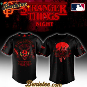 All Team MLB San Francisco Giants x Stranger Things Night Baseball Jersey Limited Edition