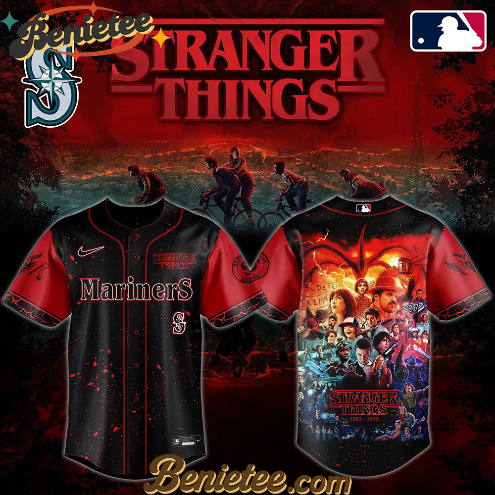 All Team MLB Seattle Mariners x Stranger Things Baseball Jersey 2025 Editions Limited All Team MLB Seattle Mariners x Stranger Things Baseball Jersey 2025 Editions Limited