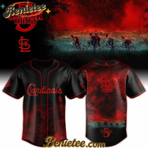 All Team MLB St. Louis Cardinals x Stranger Things Baseball Jersey 2025 Editions Limited