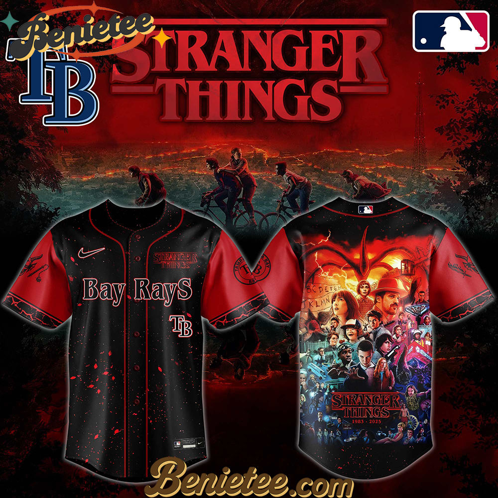 All Team MLB Tampa Bay Rays x Stranger Things Baseball Jersey 2025 Editions Limited All Team MLB Tampa Bay Rays x Stranger Things Baseball Jersey 2025 Editions Limited