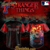 All Team MLB Texas Rangers x Stranger Things Baseball Jersey 2025 Editions Limited