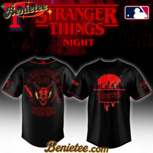 All Team MLB Texas Rangers x Stranger Things Night Baseball Jersey Limited Edition