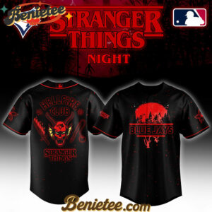 All Team MLB Toronto Blue Jays x Stranger Things Night Baseball Jersey Limited Edition