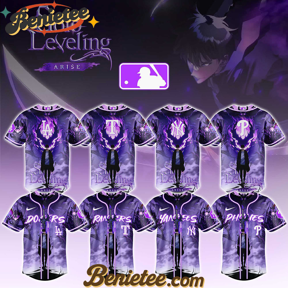 All Team MLB x Solo Leveling Baseball Jersey All Team MLB x Solo Leveling Baseball Jersey
