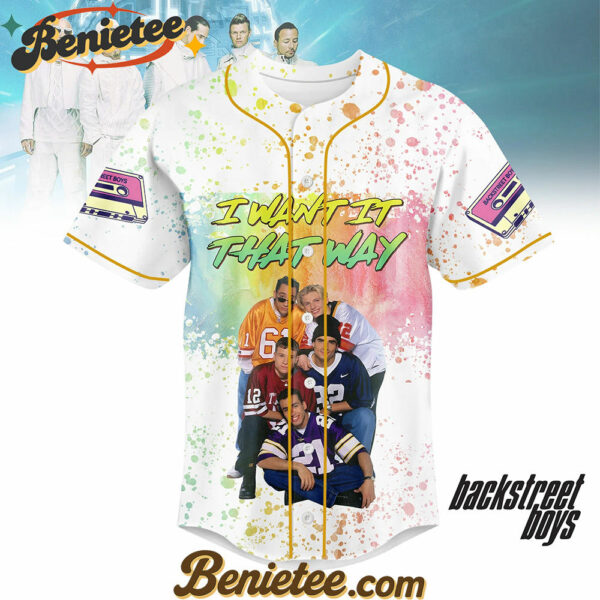 Backstreet Boys Band Music Into The Millennium Tour Las Vegas Sphere Baseball Jersey, Backstreet Boys Lover Baseball Jersey