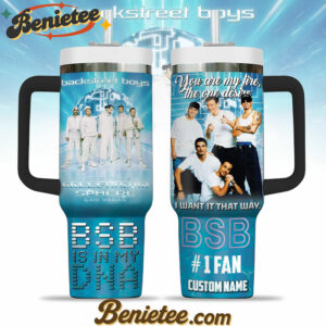Backstreet Boys Lovers 40oz Tumbler Steel Custom Name, Gift For Fans
