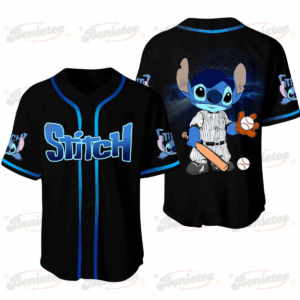 Love Stitch And Lilo Baseball Jersey Shirt