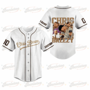 Personalized Chris Brown Tour Jersey, Chris Brown Breezy Bowl Baseball Jersey, Breezy Bowl XX 2025 jersey