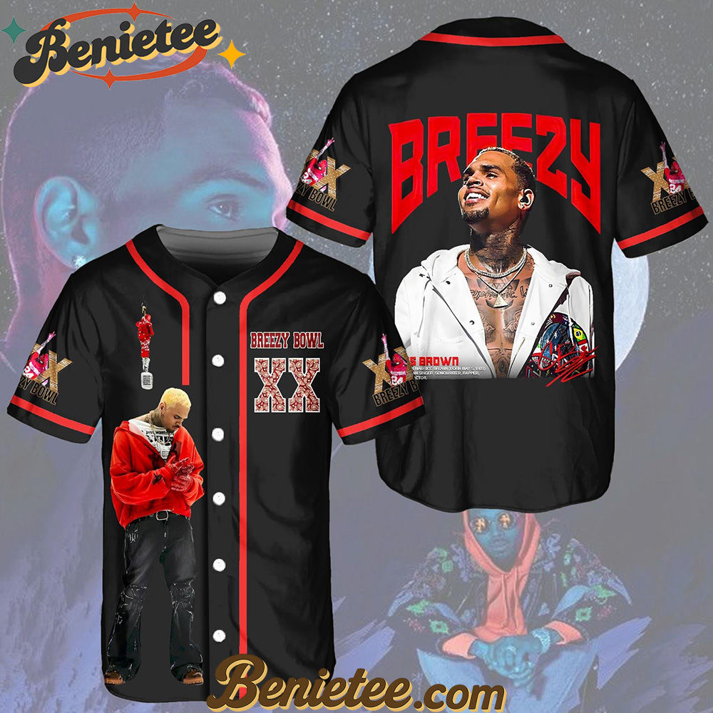 Breezy Bowl XX Tour 2025 Baseball Jersey Breezy Bowl XX Tour 2025 Baseball Jersey