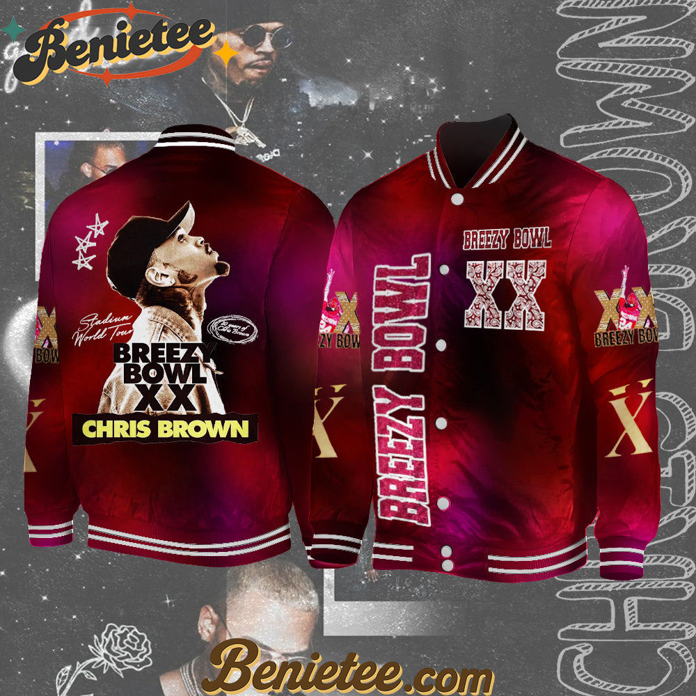 Chris Brown Breezy Bowl XX Shoulder Bomber Jacket, Personalized Chris Brown Tour Jacket, Chris Brown Breezy Bowl Bomber Jacket, Breezy Bowl XX 2025 Bomber Jacket Chris Brown Breezy Bowl XX Shoulder Bomber Jacket, Personalized Chris Brown Tour Jacket, Chris Brown Breezy Bowl Bomber Jacket, Breezy Bowl XX 2025 Bomber Jacket