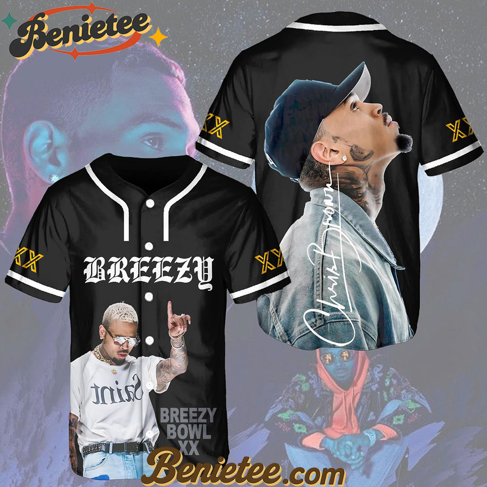 Chris Brown Breezy Bowl XX Tour Baseball Jersey Limited, Personalized Chris Brown Tour Jersey, Chris Brown Breezy Bowl Baseball Jersey, Breezy Bowl XX 2025 Jersey Chris Brown Breezy Bowl XX Tour Baseball Jersey Limited, Personalized Chris Brown Tour Jersey, Chris Brown Breezy Bowl Baseball Jersey, Breezy Bowl XX 2025 Jersey