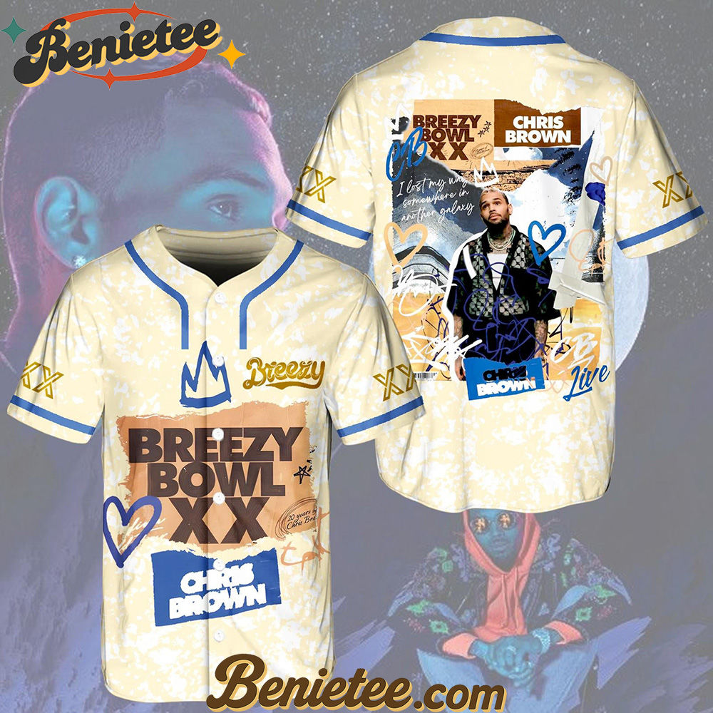 Chris Brown Breezy Bowl XX Tour Baseball Jersey, Personalized Chris Brown Tour Jersey, Chris Brown Breezy Bowl Baseball Jersey, Breezy Bowl XX 2025 Jersey Chris Brown Breezy Bowl XX Tour Baseball Jersey, Personalized Chris Brown Tour Jersey, Chris Brown Breezy Bowl Baseball Jersey, Breezy Bowl XX 2025 Jersey