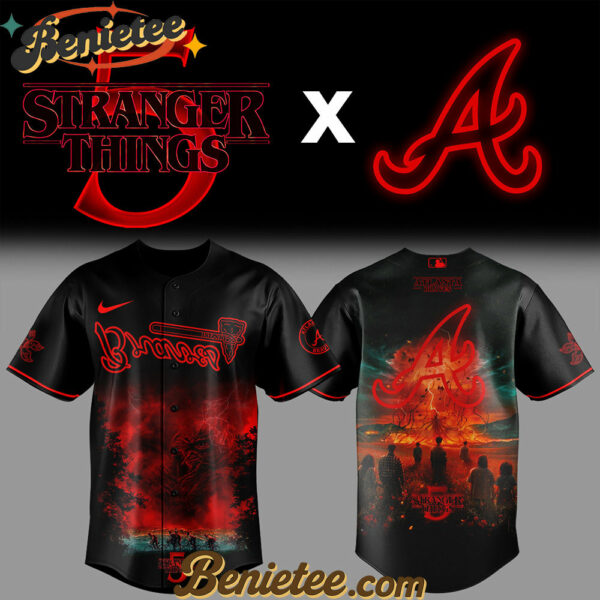 Milwaukee Brewers MLB x Stranger Things Tentacles Baseball Jersey
