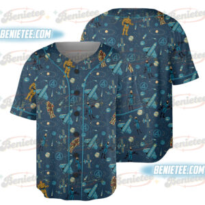 Fantastic Four "Cosmic Escapades" Baseball Jersey