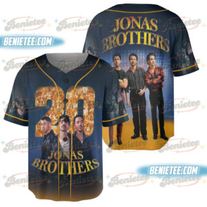 Vintage Jonas Brother Tour 2025 Baseball Jersey, Bootleg 90s Jersey