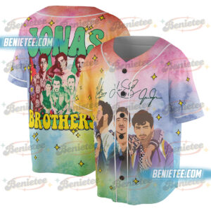 Jonas Bros 20th Annivesary Tour 2025 Jersey, Jonas Brothers Baseball Jersey