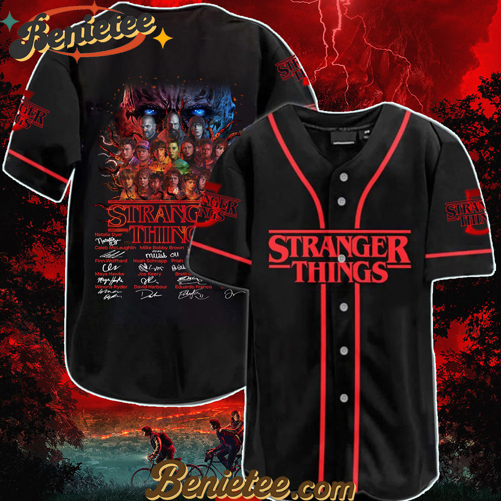 Stranger Things Baseball Jersey-3D Baseball Jersey Limited Stranger Things Baseball Jersey-3D Baseball Jersey Limited
