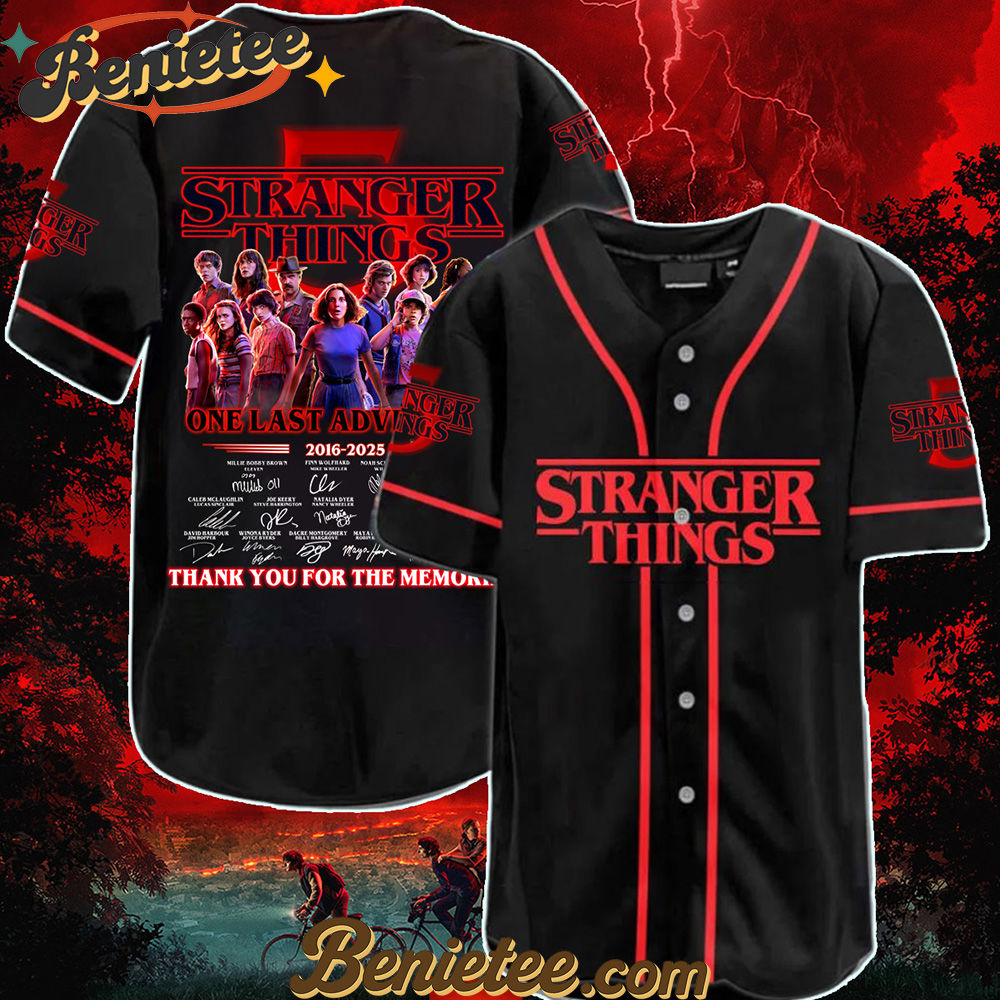 Stranger Things Baseball Jersey-3D Baseball Jersey Stranger Things Baseball Jersey-3D Baseball Jersey