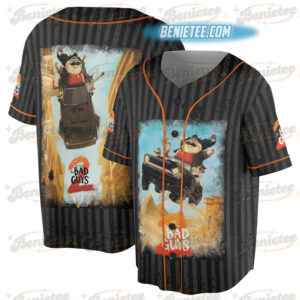 The Bad Guys Movie Baseball Jersey