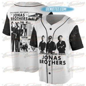Vintage 20th Anniversary Of Jonas Baseball Jersey, Living The Dream Tour 2025 Jersey