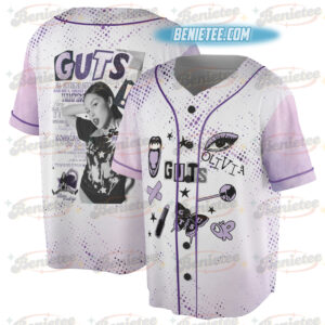 Olivia Rodrigo GUTS Album Baseball Jersey